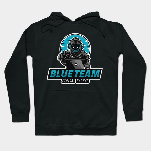 Blue Team | Hacker Design Hoodie by leo-jess